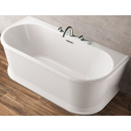Ванна акриловая BelBagno BB408-1700-800 170х80 пристенная овальная с ножками
