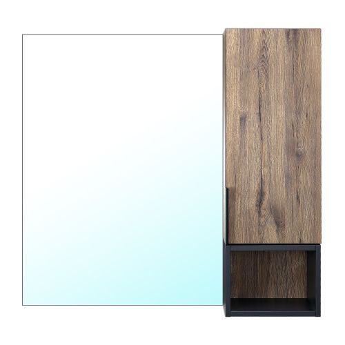 Зеркало-шкаф Azario GRIS CS00080416 88х16х80 подвесной цвет дуб веллингтон