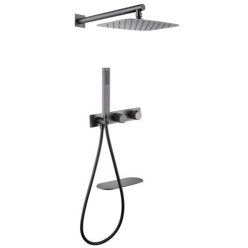 Душевая система ABBER AF8750NG встраиваемая в стену с термостатом