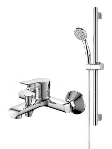 Душевой гарнитур со смесителем Orange Prim M42-611cr настенный  хром
