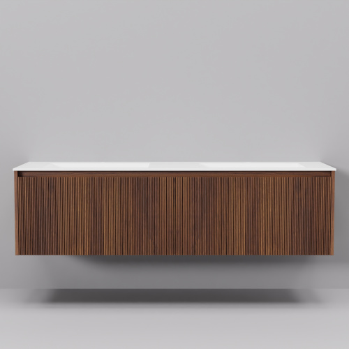 Тумба с раковиной Art Decco Camilla (Камилла) ACM15W22D100 150x45x40 подвесная цвет черный орех