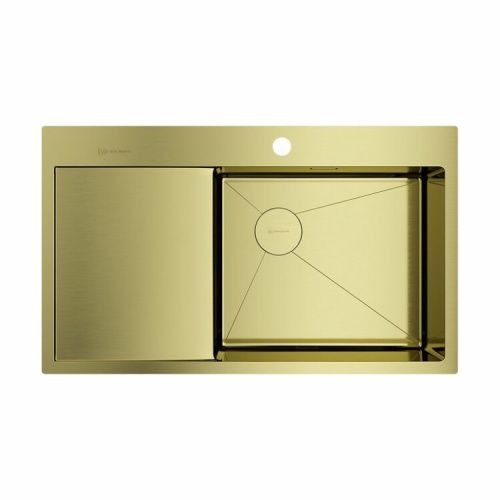 Кухонная мойка Omoikiri Akisame 4997046 86х51 цвет золото светлое