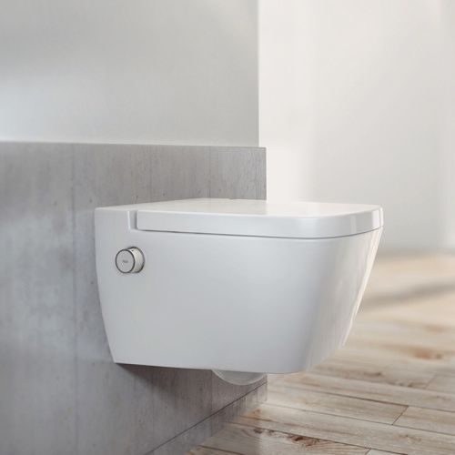 Чаша унитаза-биде подвесная Tece TECEone 9700200 цвет белый без сиденья