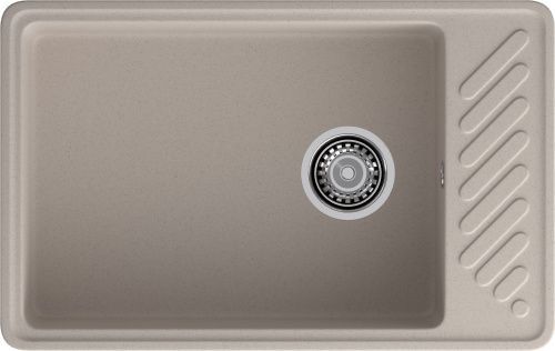 Кухонная мойка Granfest Quarz 51 песочный 75х48 цвет бежевый поверхность матовая