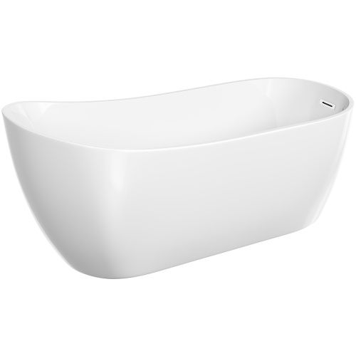 Ванна акриловая Sancos Perla FB06 170х70 отдельностоящая овальная с каркасом