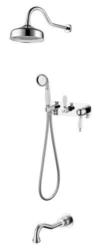 Душевая система Boheme Tradizionale Cromo 268 встраиваемая цвет хром