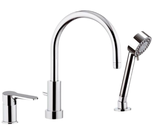 Смеситель Remer Winner W07 на борт ванны хром