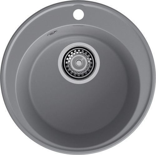 Кухонная мойка Granfest Quarz 08 темно-серый 48х48 цвет темно-серый поверхность матовая