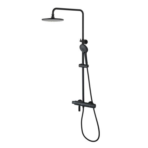 Душевая стойка LeMark Bronx LM3772BL настенная