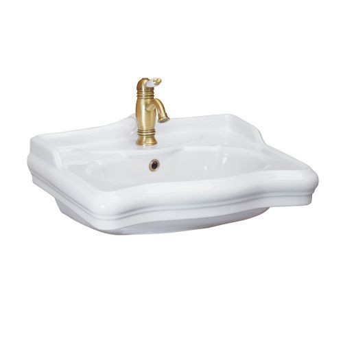 Раковина из сантехнического фарфора Migliore Impero 20788 60х51 подвесная цвет белый 1 отверстие под смеситель