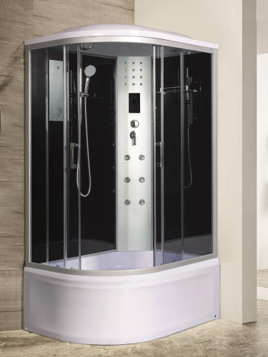 Душевая кабина River DUNAY XL 120/80/44 TH R -10000006182 120х80 асимметричная с крышей ориентация правая