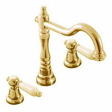 Смеситель RavSlezak MORAVA RETRO MK532.5Z на раковину золото