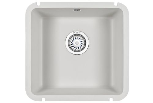 Кухонная мойка Granula 3801, АРКТИК 44х46 цвет светло-серый поверхность матовая