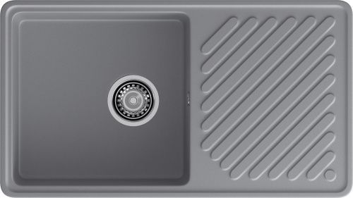 Кухонная мойка Granfest Quarz 53 темно-серый 85х48 цвет темно-серый поверхность матовая