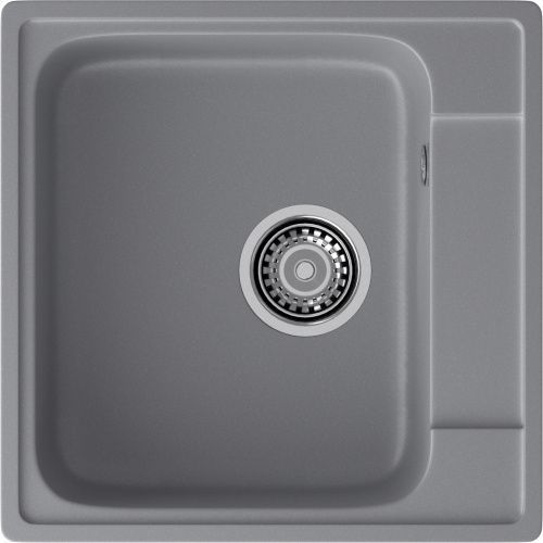 Кухонная мойка Granfest Quarz 48 темно-серый 48х48 цвет темно-серый поверхность матовая