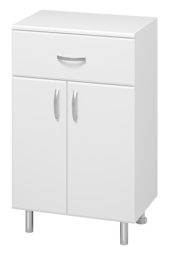 Тумба Misty Э-Люс07050-011Бк 50х35х72 напольная цвет белый