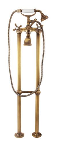Смеситель RavSlezak MORAVA RETRO MK150.5/2SM напольный бронза