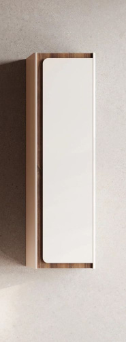 Шкаф-пенал Visobath Indico 77541/Cotton-Valenti 35х28х120 подвесной цвет бежевый