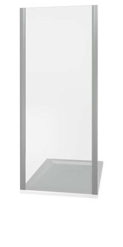 Душевая перегородка Good Door LATTE ЛА00036 70х185 стекло прозрачное профиль белый