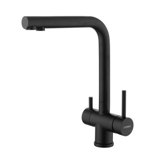 Смеситель для кухни Fmark FS1362H на мойку черный матовый