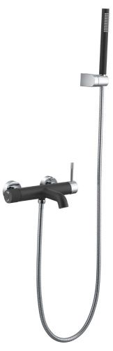 Смеситель Boheme Uno 463-BCR настенный черный