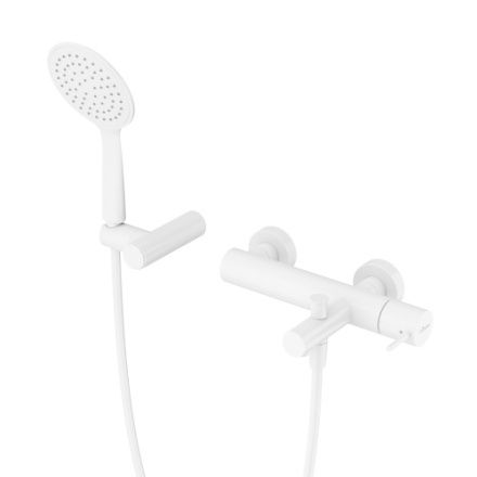 Смеситель Cezares LEAF LEAF-VD-L-BIO настенный белый