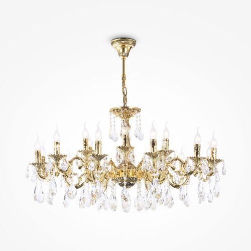 Люстра подвесная Maytoni Monica Royal Classic DIA883-PL-18-G
