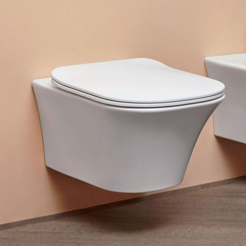Унитаз подвесной Antonio Lupi Sanitary CABO1 белый с сиденьем микролифт безободковый душевой смыв