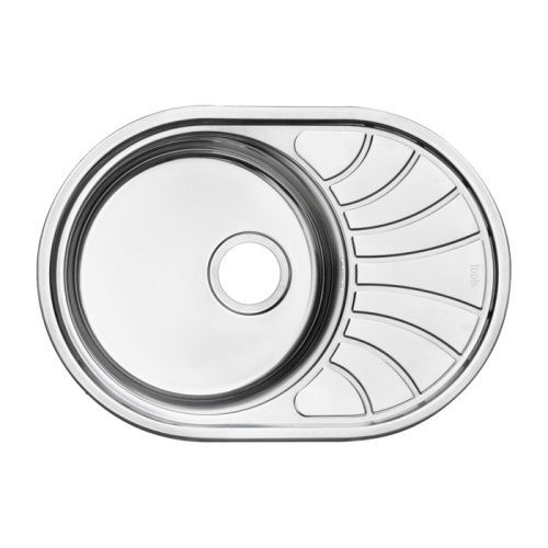 Кухонная мойка IDDIS Suno SUN65SDi77 65х46 цвет сатин поверхность глянцевая