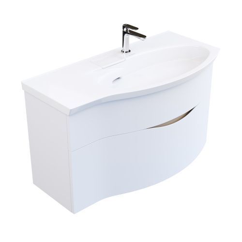 Тумба под раковину Kerama Marazzi AMAREMARE RV.100Rh\WHT.M 98х45х54 подвесная цвет белый