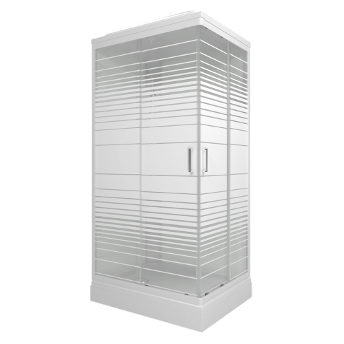 Душевая кабина Тритон Квадро Щ0000064616 120х80 прямоугольная с крышей ориентация универсальная