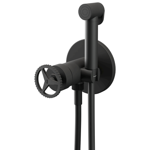 Гигиенический душ со смесителем Remer CH65WNO черный матовый