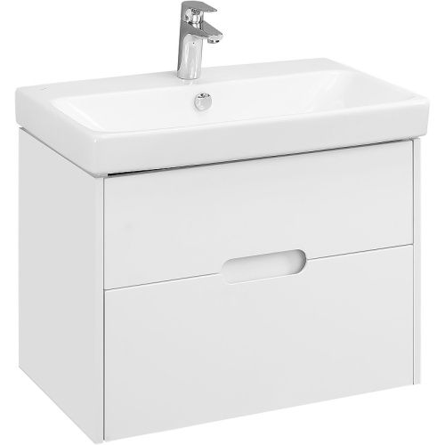 Тумба под раковину Aquaton Оливия 1A254301OL010 68х43х50 подвесная цвет белый матовый