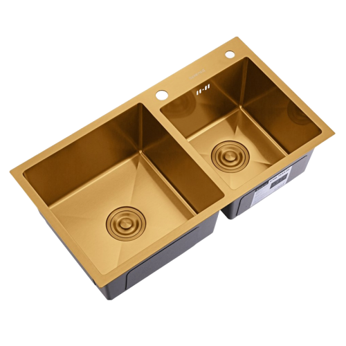 Кухонная мойка Splenka S706.7843.03 78х43 цвет золотой сатин поверхность матовая