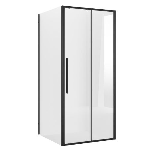 Душевой уголок Niagara Nova NG-84-9AB-A90B-34 90х90 стекло прозрачное профиль черный матовый без поддона
