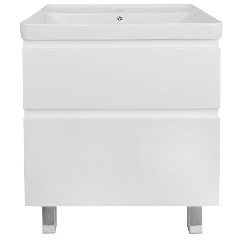 Тумба с раковиной Azario Мила CS00085830 60х48х85 напольная цвет белый матовый