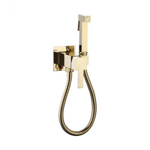 Гигиенический душ со смесителем Ceramalux KBS/002 золото светлое