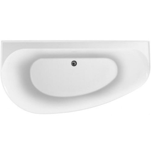 Ванна акриловая Allen Brau Priority 138678B-MW 160х78 пристенная асимметричная с ножками