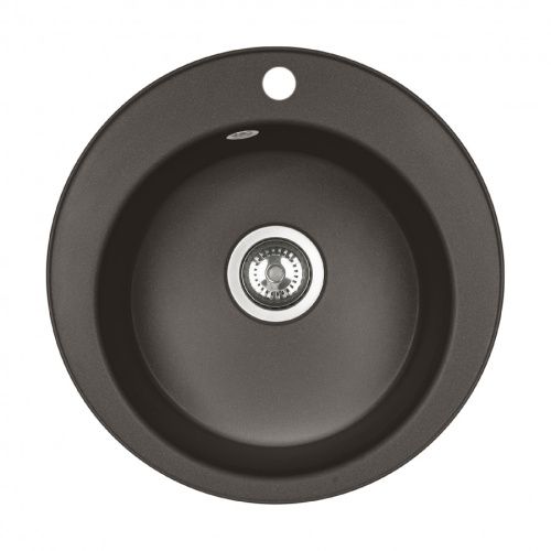 Кухонная мойка Aquaton Шелли 1A734732SS280 50х50 цвет коричневый