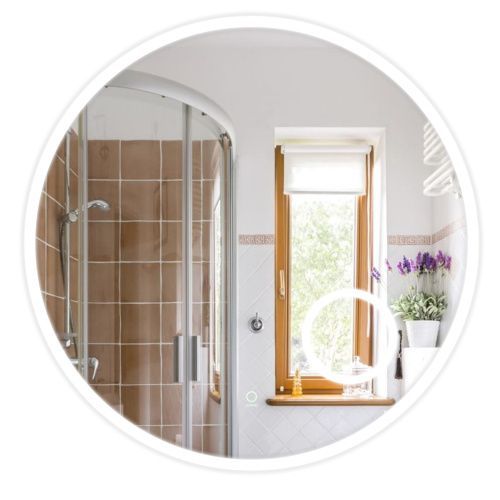 Зеркало в ванную Azario Talisman AZ-Z-005ALM 60х60