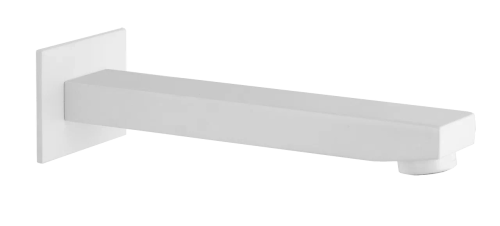 Излив Remer Qubika 91QBO настенный белый матовый