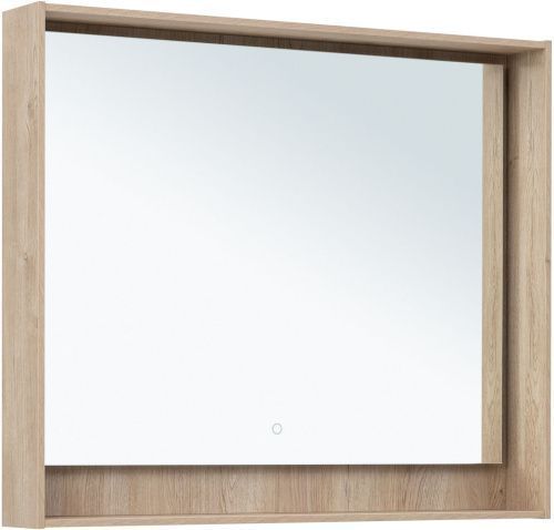 Зеркало в ванную Aquanet Милан 00336406 97х83 цвет светлое дерево
