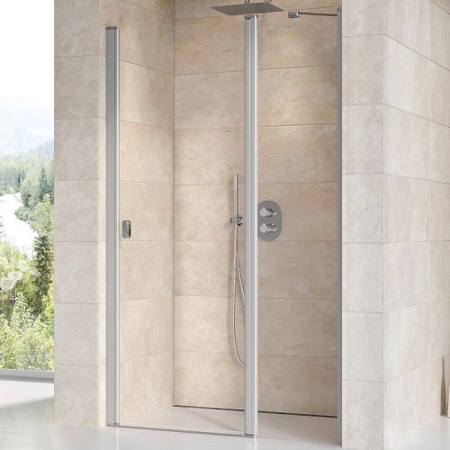 Душевая дверь Ravak CHROME 0QVACU00Z1 100x195 стекло прозрачное профиль сатин