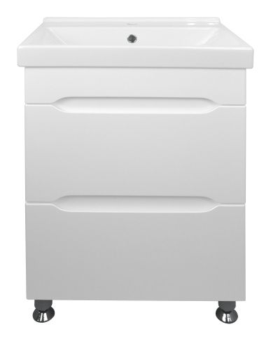 Тумба с раковиной Loranto Арфа CS00052134 60х40х87 цвет белый