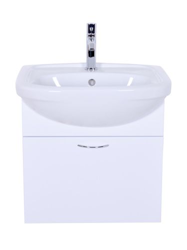 Тумба с раковиной Orange Лайт LRA-50TUW+RA 52х42х52 цвет белый