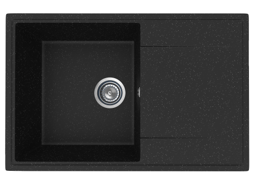 Кухонная мойка Uperwood ECON UPD-507 4010202111 74х48 цвет черный