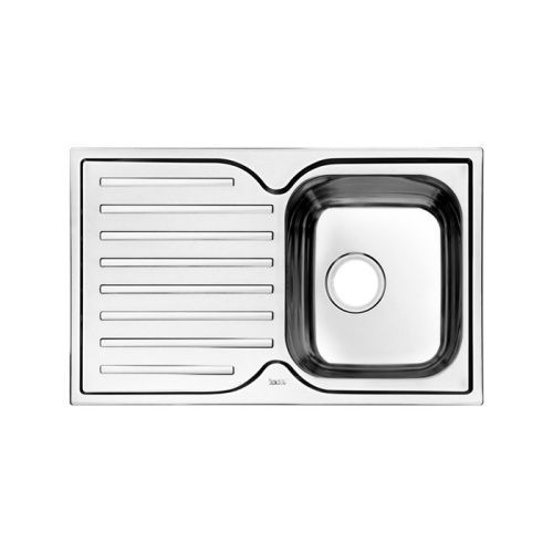 Кухонная мойка IDDIS Strit STR78SDi77 78х48 цвет сатин поверхность глянцевая