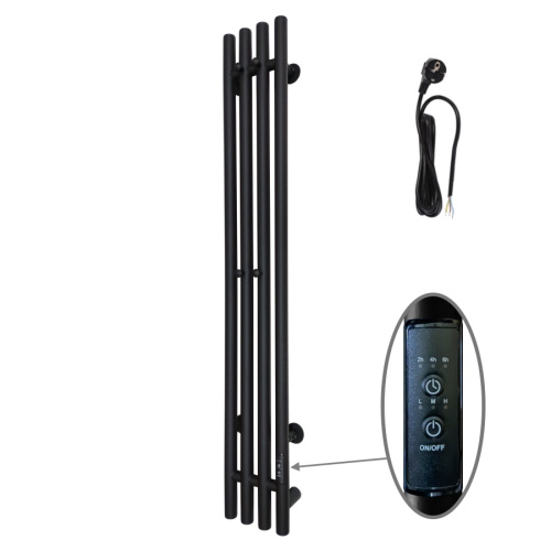 Полотенцесушитель Тругор Вектор Пэк сп ПэкспВектор12015чернВГП 18х121 электрический черный