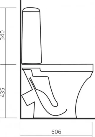 Унитаз-компакт напольный с бачком Sanita Аттика WC.CC/Attica/1-P/WHT.G/S1 уц белый с сиденьем каскадный смыв - фото 3