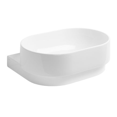 Раковина керамическая Simas Po-mo 56 см PO06bi подвесная цвет белый без отверстий под смеситель